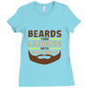 beards turn laziness into awesomeness Ladies Fitted T-Shirt