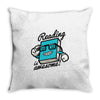 reading is awesome Throw Pillow