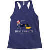 best friends forever Racerback Tank
