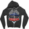 grandpa doc hudson Zipper Hoodie