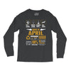 Born April  Multitasking Problem Solving Tees Long Sleeve Shirts