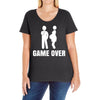 game over Ladies Curvy T-Shirt