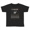 cancer christmas ugly sweater Toddler T-shirt