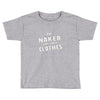 naked under these clothes tie dye Toddler T-shirt
