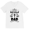 I Am One Blessed Dad V-Neck Tee