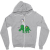 Take Me Tto The Disco Zipper Hoodie