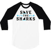 Save The Sharks 3/4 Sleeve Shirt