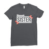 blessed sister with flower white color Ladies Fitted T-Shirt