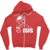 pee on isis decal look Zipper Hoodie
