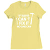 can't fix it Ladies Fitted T-Shirt