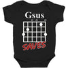 gsus saves chord Baby Bodysuit