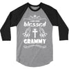 I Am One Blessed Grammy 3/4 Sleeve Shirt