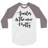 fearless is the new pretty 3/4 Sleeve Shirt
