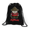 nightmare f Drawstring Bags