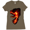 melting point Ladies Fitted T-Shirt
