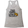 This Girl Loves Tacos Racerback Tank