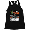 Halloween Kings Are Born In September Racerback Tank