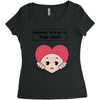 Mommy, Let's Go to Yoga Class! Women's Triblend Scoop T-shirt