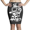 robot funny Pencil Skirts
