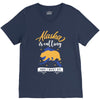 alaska is calling and i must go V-Neck Tee