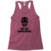 we are anonymous tshirt pipa sopa acta v for vendetta hacker's t shirt Racerback Tank