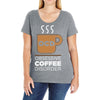 coffee addiction Ladies Curvy T-Shirt