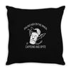 caffeine and spite Throw Pillow