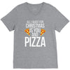 all i want for christmas is you and pizz V-Neck Tee