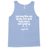 if you can read this put me back on my horse Tank Top