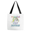 unicorns are born in january cute unicorn Tote Bags