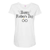 Happy Father's Day Maternity Scoop Neck T-shirt