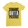 pubg - straight outta pochinki Ladies Fitted T-Shirt