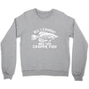 all i caught was this crappie fish Crewneck Sweatshirt