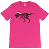 t rex skeleton santa claus T-Shirt
