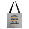 Super Cool Grandson Of A Freaking Awesome Pop Pop Tote Bags