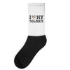 i love my soldier hunter camouflage Socks