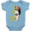 ask me about my feminist agenda frida kahlo Baby Bodysuit