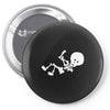 baby skeleton Pin-back button
