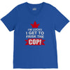 frisk cop leo police wife V-Neck Tee