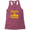 drum n bass birthday music Racerback Tank