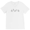 chess heartbeat V-Neck Tee
