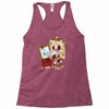 triple beagle portrait Racerback Tank