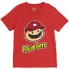plumbers V-Neck Tee