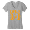 captain dad Women's V-Neck T-Shirt