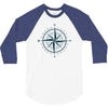 compass sun 3/4 Sleeve Shirt