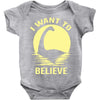 believe in nessie Baby Onesie