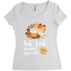 but first pumpkin spice latte, Women's Triblend Scoop T-shirt