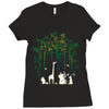 meanwhile in the woods Ladies Fitted T-Shirt