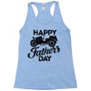 happy father's day 2 Racerback Tank