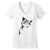 cool cat nature Women's V-Neck T-Shirt